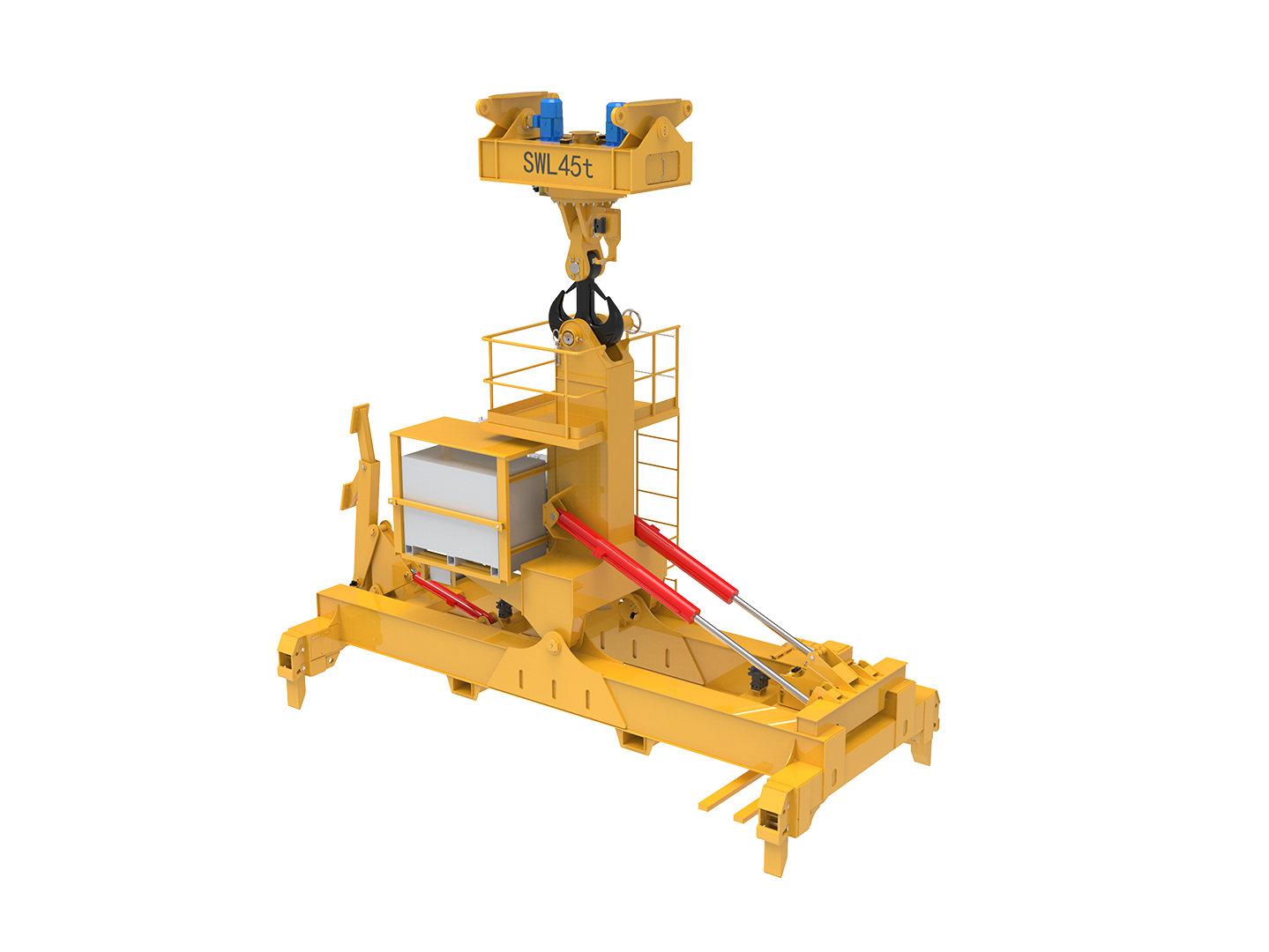 倾翻式集装箱吊具###TIPPING CONTAINER SPREADER